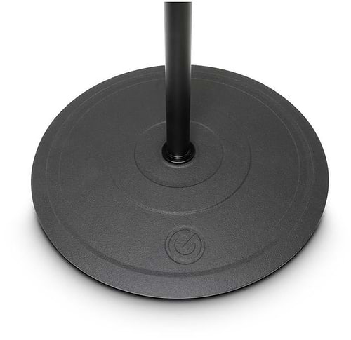 סטנד מיקרופון שחור MS 23 עם בסיס עגול של Gravity