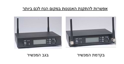 מיקרופון מדונה אלחוטית MICPRO של UMT