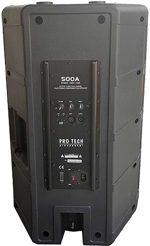 רמקול מוגבר מקצועי 500A של Protech