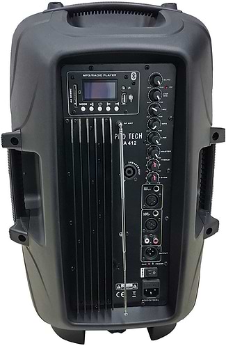 רמקול בידורית PA 412  עם נגן מדיה אפקטים ועוד. של Protech