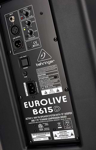 רמקול מוגבר מקצועי 615D של Behringer