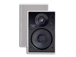 זוג רמקולים שקועים NR6 מלבנים, מסגרת דקה של Pure Acoustics