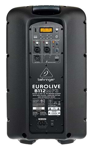 רמקול מוגבר מקצועי B112MP3 של Behringer