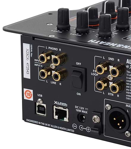 מיקסר DJ מקצועי Xone23C של Allen & Heath