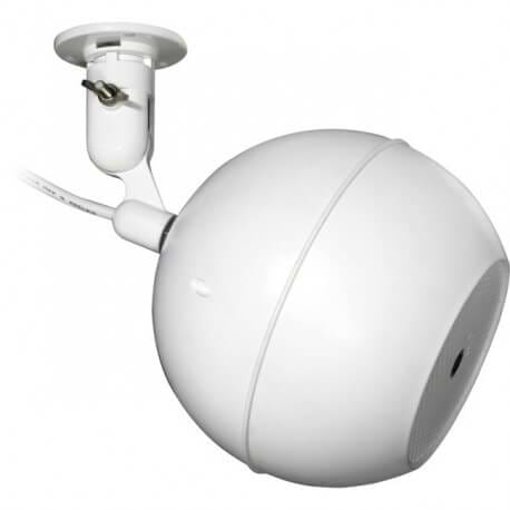 רמקול כדורי בצבע לבן, להתקנה על קיר של Show