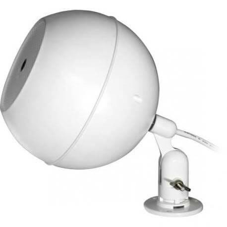 רמקול כדורי בצבע לבן, להתקנה על קיר של Show