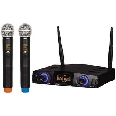 IU-1008-6DR זוג מיקרופונים אלחוטיים + מקלט מבית BTS