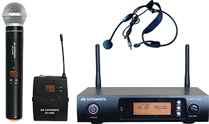 UHF-5100 ערכת מיקרופון / מדונה אלחוטיים + מקלט  מבית Jade