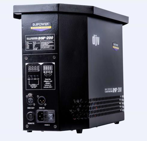 DSF-200 מכשיר אפקט דמוי להבה צבעוני מבית DJ Power
