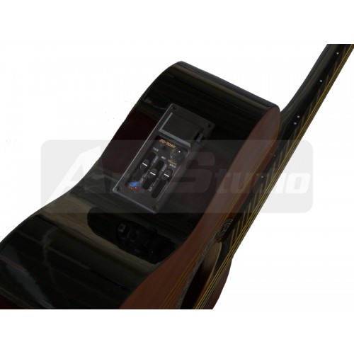 C931CEQ BK גיטרה אקוסטית מוגברת עם איקיולייזר מובנה מבית Armando