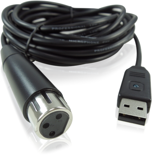 MIC 2 USB כבל מתאם USB למיקרופון דינמי מבית Behringer