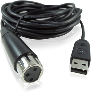 MIC 2 USB כבל מתאם USB למיקרופון דינמי מבית Behringer