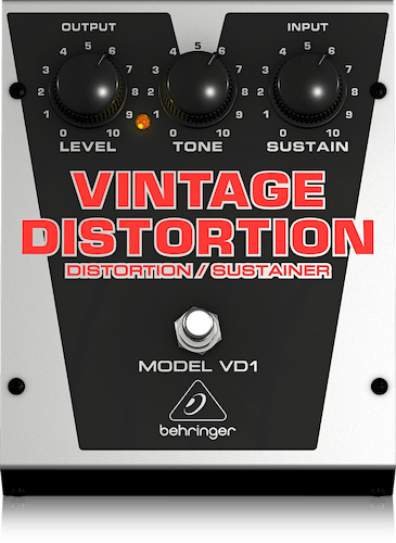 VD1 פדל דיסטורשן מבית Behringer