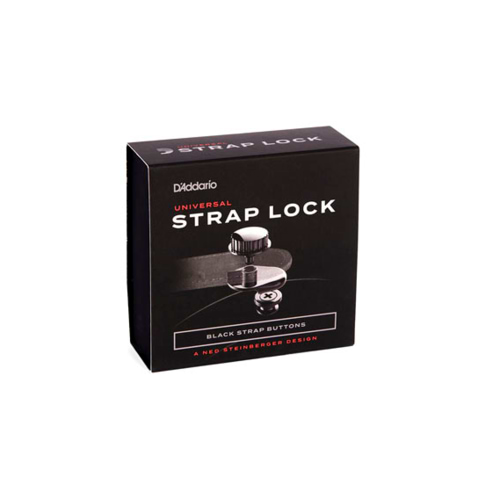 Black D מנעול רצועה אוניברסלי שחור מבית חברת D’addario