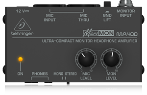 MA400 מגבר אוזניות איכותי וקומפקטי מבית Behringer 