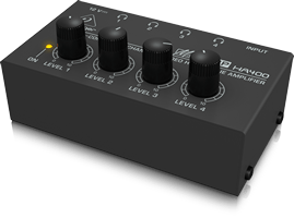 HA400 מגבר אוזניות איכותי 4 יציאות מבית Behringer 