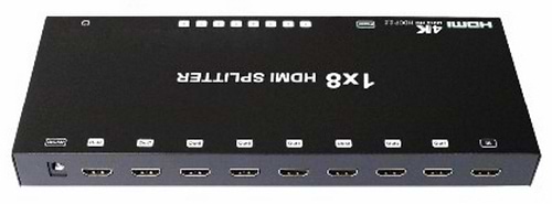 מפצל HDMI 2.0 מקצועי מוגבר ל-8 מסכים תומך ב- 4K@30hz + 3D