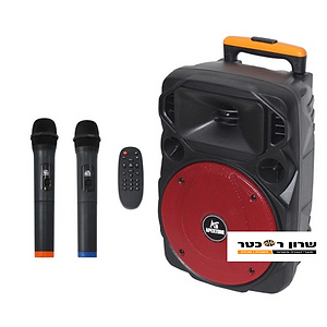 בידורית 12" עם מיקרופונים UHF AP12-100