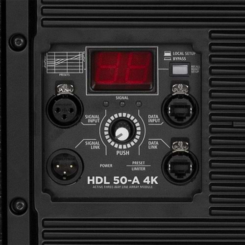 HDL 50-A 4K רמקול 3 אלמנטים מוגבר מקצועי מבית RCF
