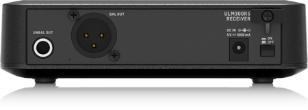 ULM300MIC מערכת מיקרופון אלחוטי + מקלט ULM300RS מבית Behringer