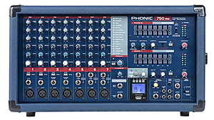 POWERPOD 750RW מיקסר מוגבר 7 ערוצים מבית Phonic