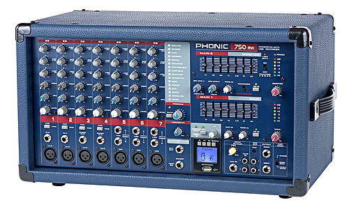 POWERPOD 750RW מיקסר מוגבר 7 ערוצים מבית Phonic