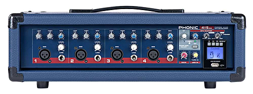 POWERPOD 415RW מיקסר מוגבר 4 ערוצים עם יחידת Bluetooth מבית Phonic