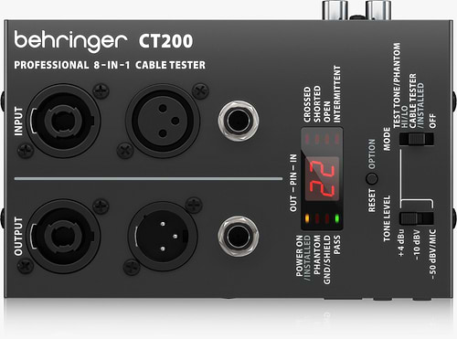 CT200 יחידת בדיקת כבלים ניידת של Behringer