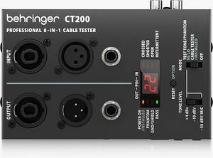CT200 יחידת בדיקת כבלים ניידת של Behringer