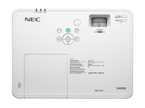 ME372W מקרן עוצמתי וקומפקטי 3700ANSI מבית NEC
