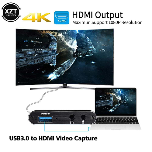 ST-2020-4K כרטיס מתאם מHDMI ל- USB3.0 איכותי וקומפקטי