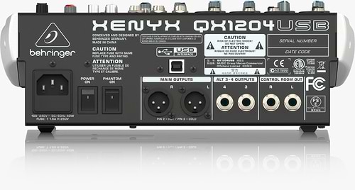 QX1204USB מיקסר 6 ערוצים איכותי מבית Behringer