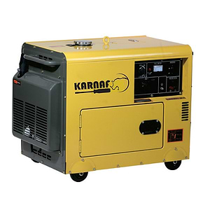 7GFLDEN 6800W גנרטור סגור להפעלת ציוד עם מייצב מתח מבית KARNAF