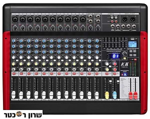 MIX T122-FX מיקסר 12 ערוצים עם נגן Mp3 ואקולייזר גרפי של ICM