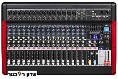 MIX T122-FX מיקסר 16 ערוצים עם נגן Mp3 ואקולייזר גרפי של ICM