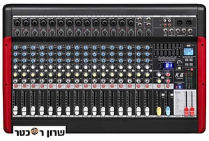 MIX T122-FX מיקסר 16 ערוצים עם נגן Mp3 ואקולייזר גרפי של ICM
