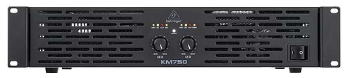 מגבר עוצמתי KM750 עם תגובה משופרת של Behringer