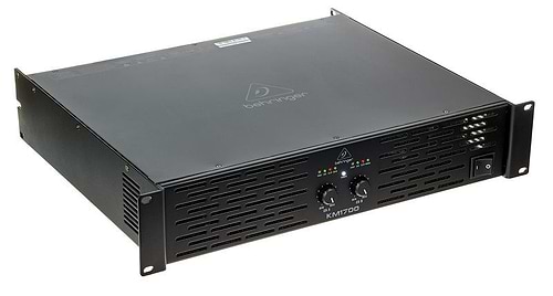 מגבר עוצמתי KM1700 עם תגובה לינארית של Behringer