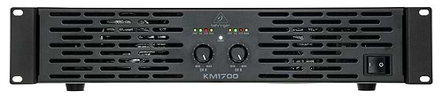 מגבר עוצמתי KM1700 עם תגובה לינארית של Behringer
