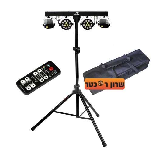 L-SET-2+2 סט תאורה - לד ולייזר צבעוני של Apextone