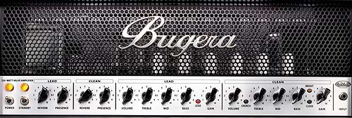 6262 INFINIUM ראש מגבר מנורות לגיטרה בהספק 120 וואט של Bugera