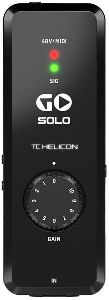 GO SOLO כרטיס קול ומידי זעיר, נייד, ברמה מקצועית של TC Helicon