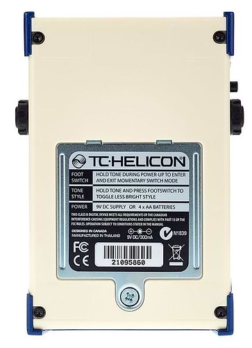 Harmony Singer 2 אפקט הרמוניה לשירה של TC Electronic
