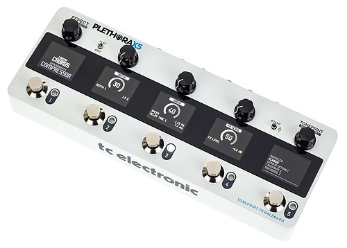 PLETHORA X5 פדאל מולטי אפקט לגיטרה נשלט בלוטוס׳ של TC Electronic