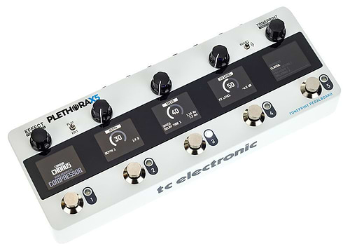 PLETHORA X5 פדאל מולטי אפקט לגיטרה נשלט בלוטוס׳ של TC Electronic