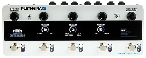 PLETHORA X5 פדאל מולטי אפקט לגיטרה נשלט בלוטוס׳ של TC Electronic