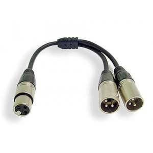 RAYC600L0.2 כבל מפצל XLR - נקבה לשני זכרים של