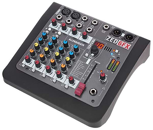 ZED-6 FX מיקסר 6 ערוצים עם מנוע אפקטים מובנה של Allen & Heath