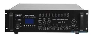 AMP1600W מגבר כריזה עצמתי עם 8 אזורים נפרדים של BTS