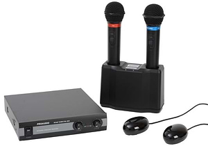 IR-360 ערכת מיקרופון אלחוטי IR כפול של STAR VOICE